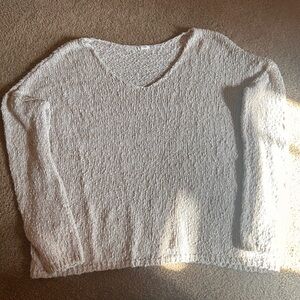 Garage crème knit long sleeve sweater